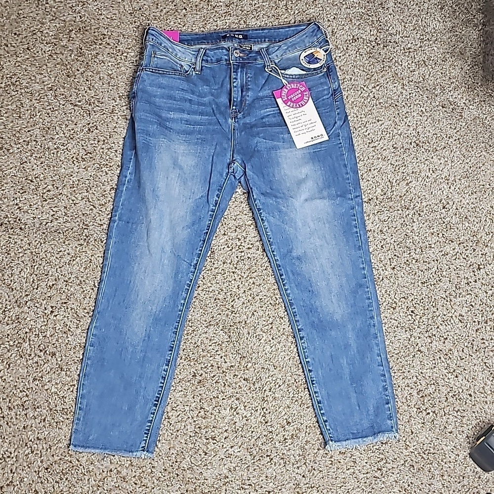 S.O.N.G. Curvy Skinny Midrise Crop Jeans